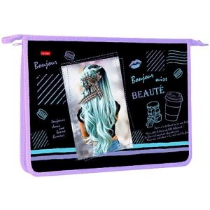 Папка для тетрадей Привет, красотка!, А4, пластиковая, 2 отделения