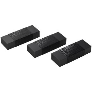 Ластик Berlingo «DoubleBlack», прямоугольный 50*18*10мм