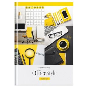 Бизнес-блокнот А5 80л. OfficeSpace «Офис. Office Style», глянцевая ламинация