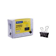 Зажимы для бумаг 41мм, OfficeSpace, 12шт., черные, картонная коробка