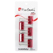Зажимы для бумаг 25мм цветные набор 5шт Pierre Cardin Gambetta 578021 европодвес
