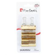 Зажим д/бумаг 25мм золото набор 8шт 57800