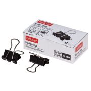 Зажимы для Бумаг Hatber 15мм черные 12шт. в картонной коробке