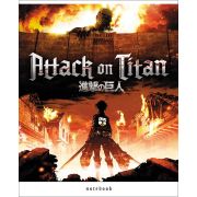 Тетрадь 48л А5ф клетка 65г/кв.м на скобе 5 диз.в блоке скругл.углы серия - Атака Титанов- Выпуск №1