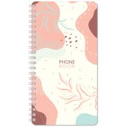 Телефонная книга А5, 80л., на гребне OfficeSpace «Стиль. Flora», с высечкой