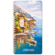 Телефонная книга А5, 80л., на гребне OfficeSpace «Живопись. Riviera», с высечкой