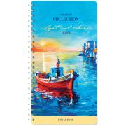 Телефонная книга А5, 80л., на гребне OfficeSpace «Пейзаж. Винтаж», с высечкой