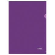 Папка-уголок CTAMM А4, 180мкм, пластик, непрозрачная, фиолетовая