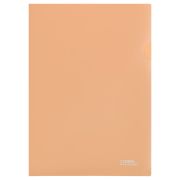 Папка-уголок CTAMM «Акцент» А4, 180мкм, пластик, непрозрачная, персиковая