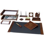 Набор настольный Bestar «Platon» 11 предметов, двойной лоток, орех