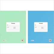 Тетрадь 12 л. УЗКАЯ линейка с ЧАСТЫМИ наклонными Lamark «Классная», обложка - мелованный картон, асс