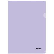 Папка-уголок Berlingo «Starlight», А4, 180мкм, прозрачная фиолетовая, индив