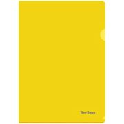 Папка-уголок Berlingo, А4, 180мкм, непрозрачная, желтая