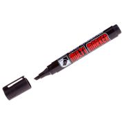 Маркер перманентный Crown «Multi Marker Chisel» черный, 5мм