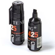 Маркер перманентный 7,0 мм, черный Alingar, клиновидный ПУ