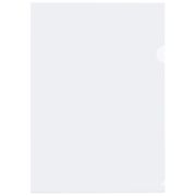 Папка-уголок СТАММ А4, 150мкм, пластик, прозрачная, бесцветная