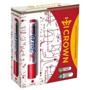 Маркер для белых досок Crown «Multi Board» красный, пулевидный, 3мм, цена за штуку,