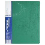 Папка с 1 прижимом Expert Premier зеленая + карман
