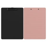 Планшет с зажимом Berlingo «Instinct» А4, пластик (полифом), фламинго/черный