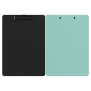 Планшет с зажимом Berlingo «Instinct» А4, пластик (полифом), мятный/черный