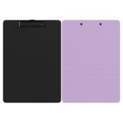 Планшет с зажимом Berlingo «Instinct» А4, пластик (полифом), лаванда/черный