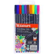 Набор капиллярных ручек Luxor «Fine Writer 045» 10цв., 0,8мм, европодвес