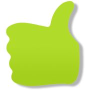 Бумага для заметок с клеевым краем фигурная Класс! неон зеленая 50 листов