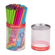 Карандаш чернографитный BRAUBERG «ULTRA COLOR», 1 шт., HB, пластиковый