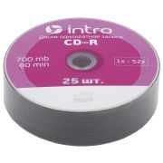 Лазерные диски Intro CD-R INTRO Printable 52Х700 MB Bulk 100