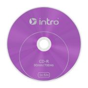 Лазерные диски Intro CD-R INTRO 52X 700MB Cakebox 50