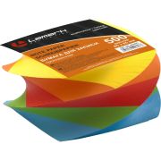 КУБ - СПИРАЛЬ 85*85ММ 5ЦВ 500Л ИНТЕНСИВ, В ТЕРМОПЛЕНКЕ, ПРОКЛЕЕННЫЙ