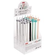 Карандаш механический Hatber 0,5мм Cats&Dogs 24шт в прозрачном ПВХ-боксе -Ассорти-