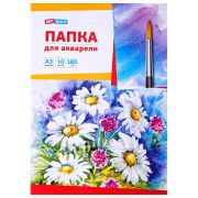 Папка для акварели, 10л., А3, ArtSpace «Ромашки», блок рис. бум., 180г/м2