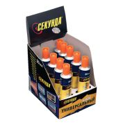 Клей универсальный СЕКУНДА, 30 мл, в шоу-боксе