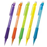 Карандаш механический 0,7 мм, STAFF «College» MP-422, ластик, резиновый грип, корпус тонированный ассорти