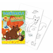 Раскраска А5 «Лесные животные» 16 страниц