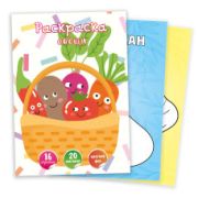 Раскраска А4 с наклейками овощи