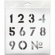 Трафарет Unibob 20*20см «Цифры»