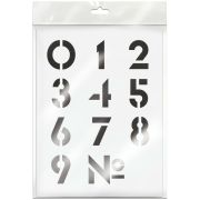 Трафарет Unibob 30*40см Цифры