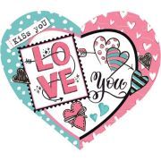 Открытка Love you (компл.=20 шт)