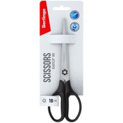 Ножницы Berlingo «Easycut 100» 18см, европодвес