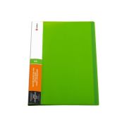 ПАПКА С 60 ВКЛАДЫШАМИ 0,60ММ ЖЕСТКАЯ НЕОН ЗЕЛЕНАЯ