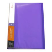 ПАПКА С 80 ВКЛАДЫШАМИ 0,80ММ ЖЕСТКАЯ НЕОН ФИОЛЕТОВАЯ