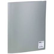 Папка с 60 вкладышами OfficeSpace А4, 21мм, 400мкм, пластик, серая