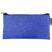 Косметичка Lamark, на молнии, 210х110 мм, Лён голубой