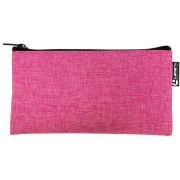 Косметичка Lamark, на молнии, 210х110 мм, Лён розовый