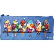 Косметичка Lamark «Птички», 1 отделение, на молнии, 19,5х7,5 см