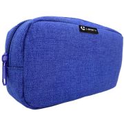 Пенал Lamark на одно отделение, на молнии, 210х110х45 мм, Лён голубой