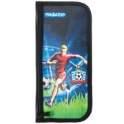 Пенал-косметичка ПИФАГОР для учеников начальной школы, «Футболист», 23х12 см, 226490