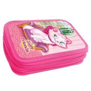 Пенал 2 отделения 205*125 ламин/блест «Китти (кошка на диване)» КАНЦБУРГ 61П26_2_920 [4646000067115]